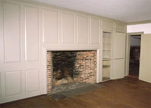 fireplace in north parlor